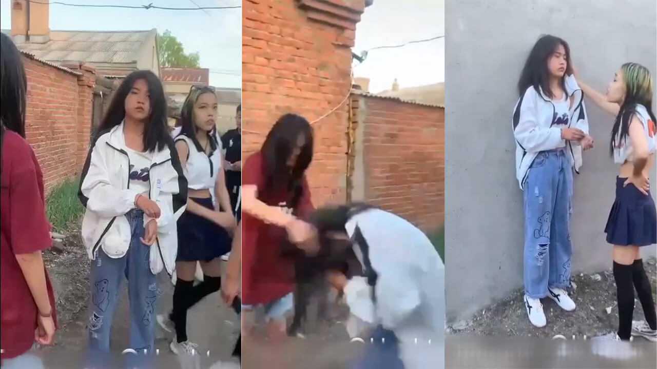 校园霸凌 小太妹反被霸凌!!..