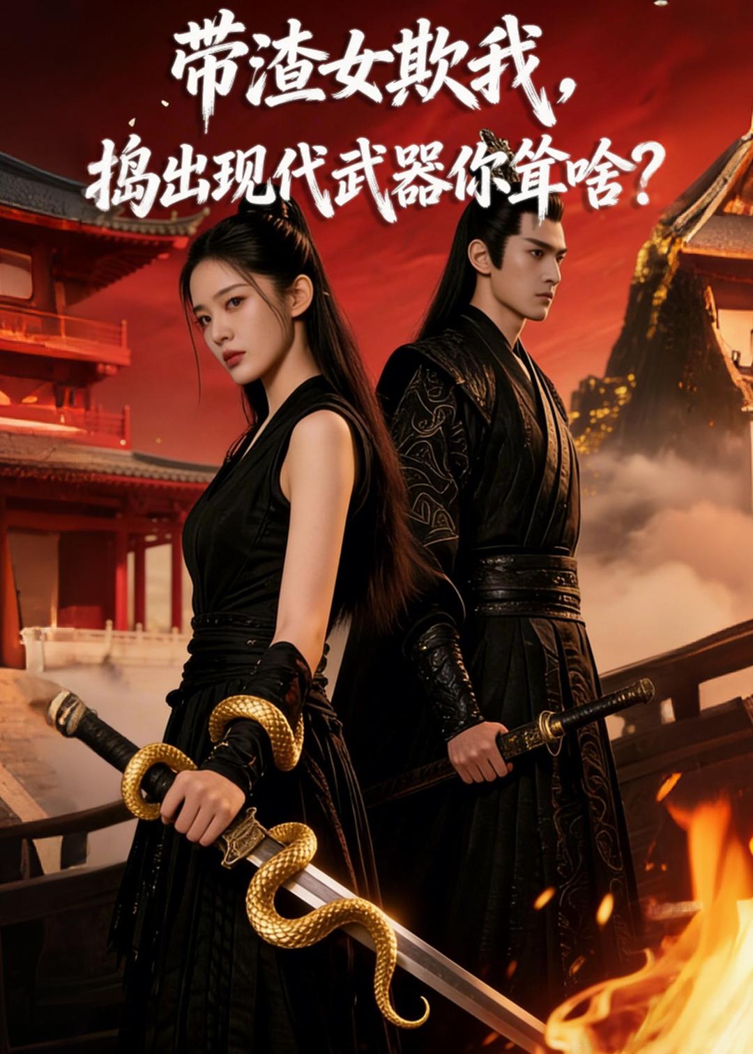 带渣⼥欺我，捣出现代武器你耸啥？