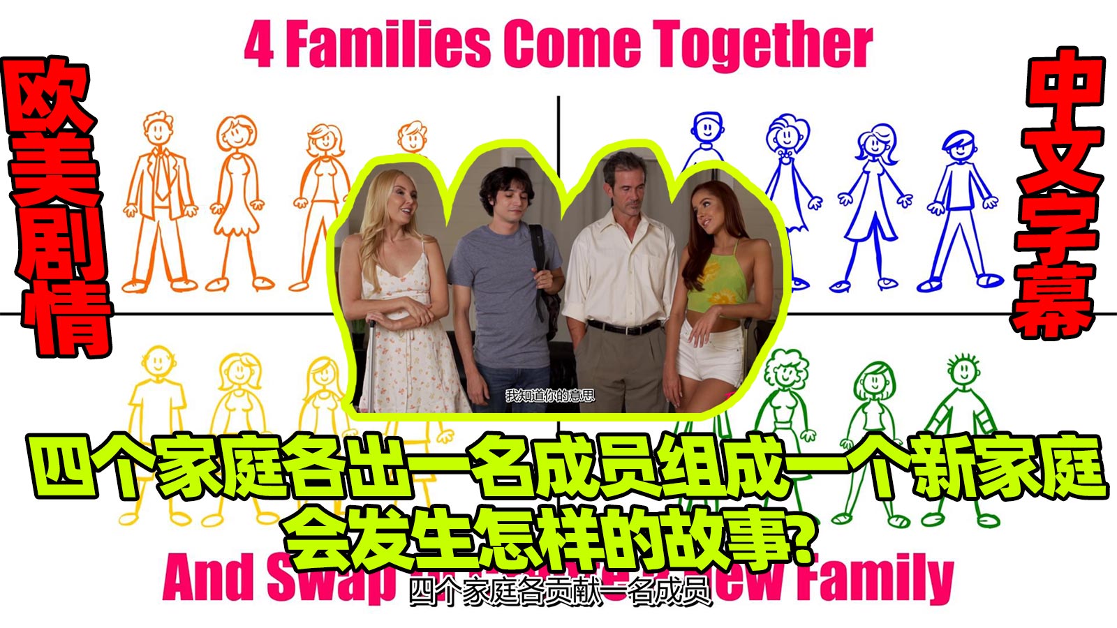 四个家庭各出一名成员组成一个新家庭会发生怎样的故事-精品力荐..